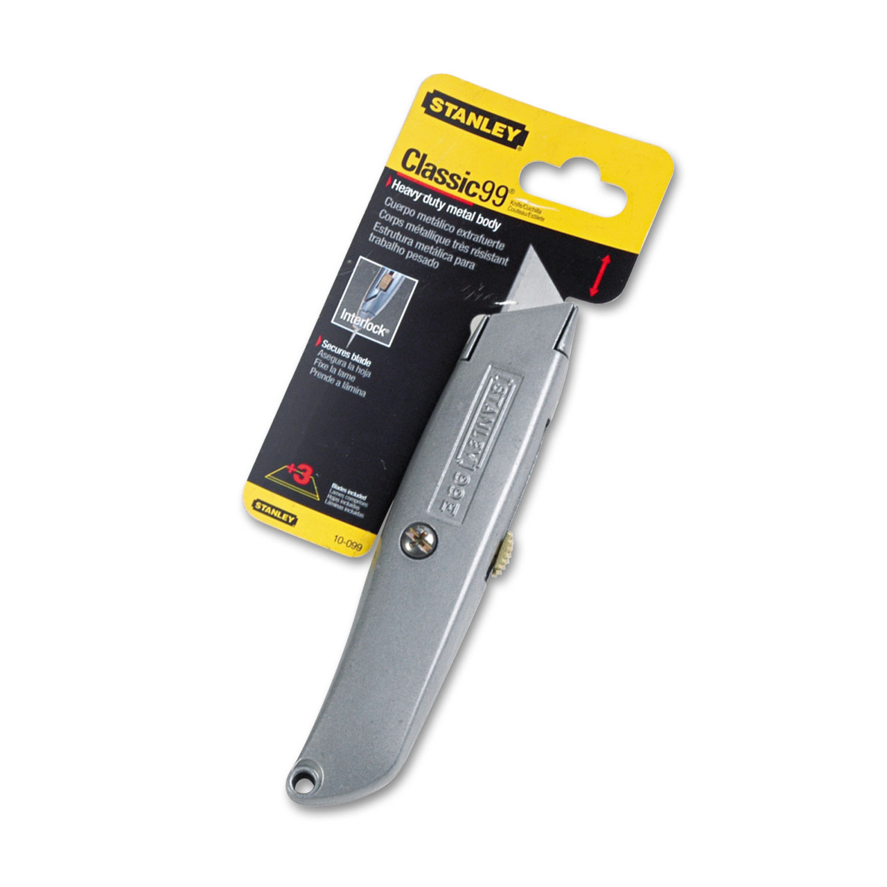 Heavy-Duty Utility Knife w/ Retractable Blade