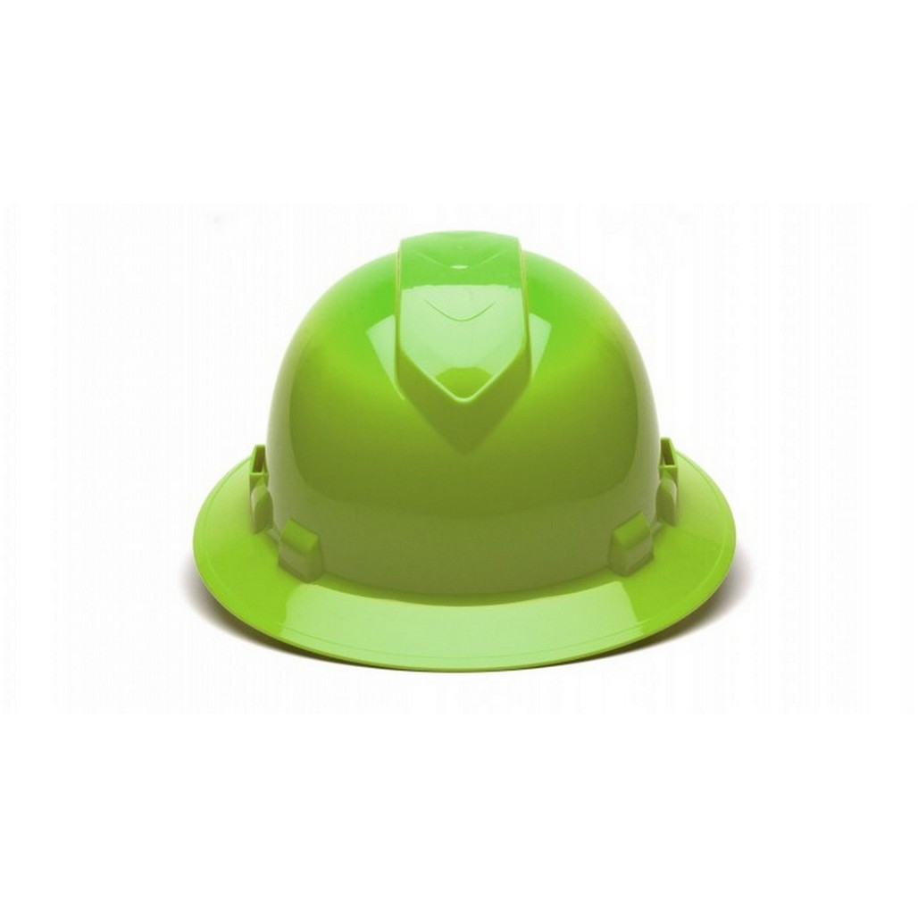 Pyramex Safety HP54131V Ridgeline Full Brim 4 Pointt Ratchet HiVis