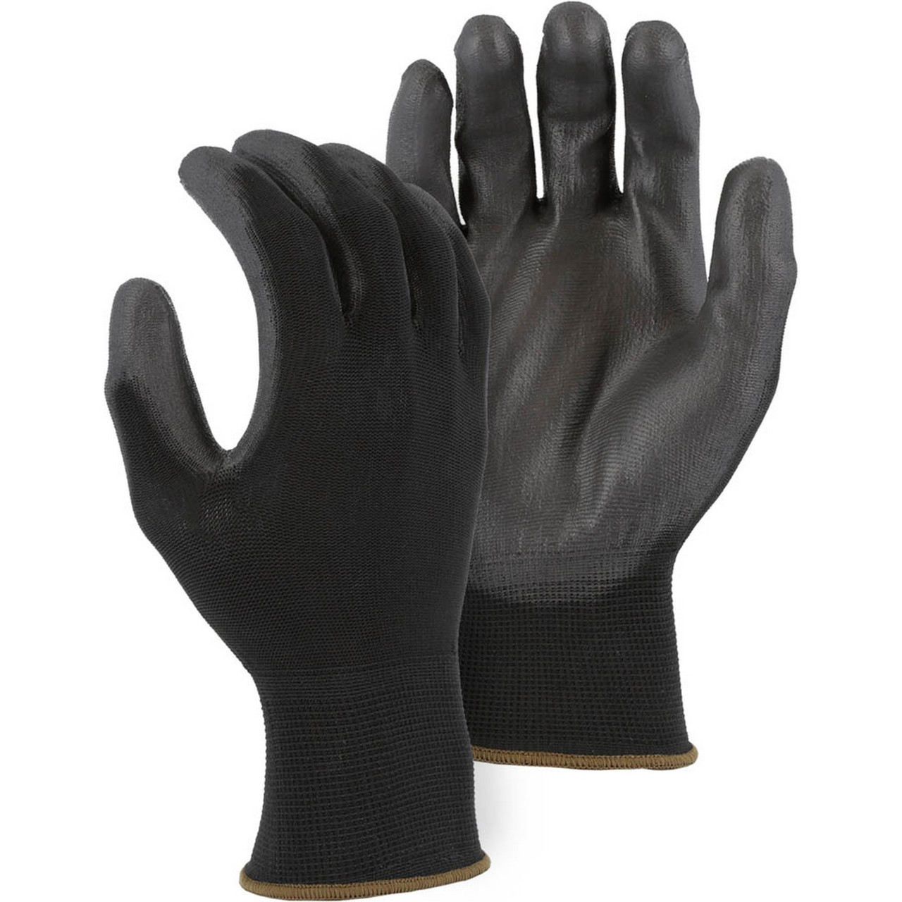 Majestic Glove 3432 Polyurethane Palm Coated Glove on Nylon Liner