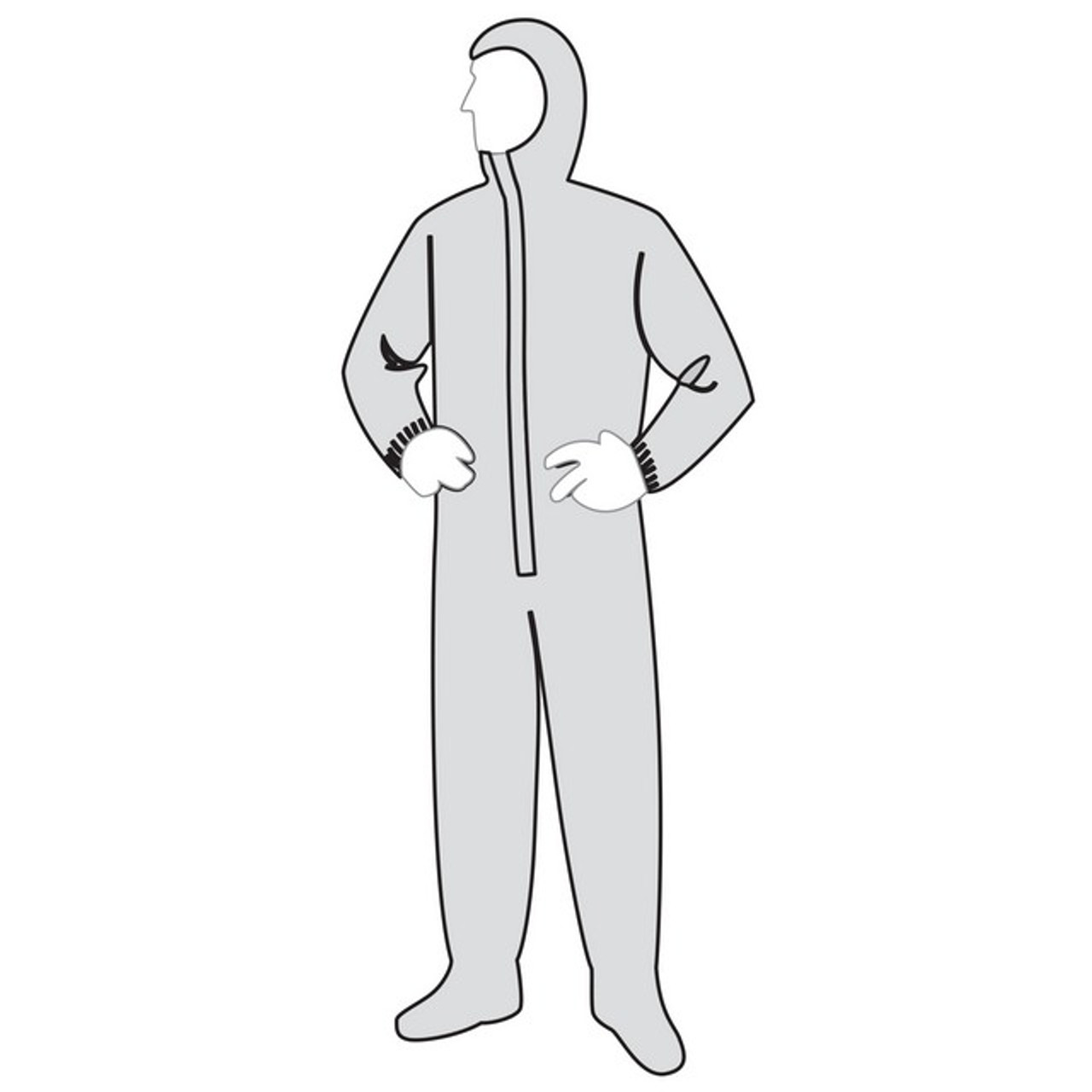 WSP 【WAKE SOLEGUARD AIR II】 カモ L ViroGuardÂ® Blue Coverall | Hood Only | Style: 2407