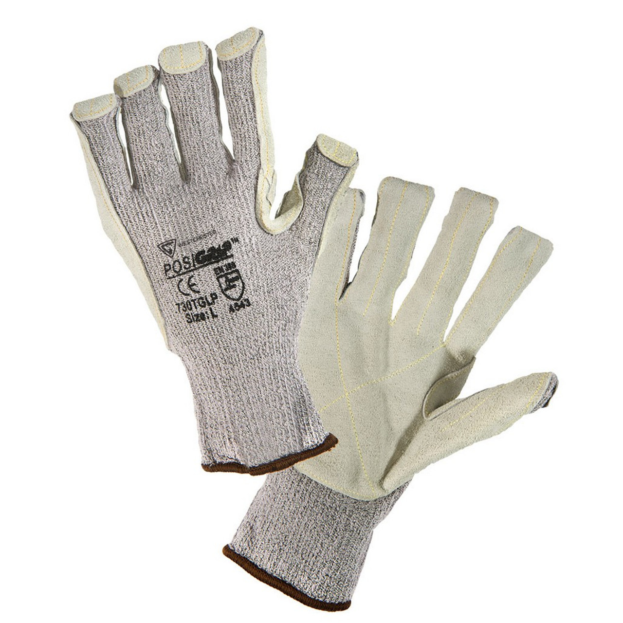 Smooth Polyurethane-Coated Black Seamless HPPE Cut, Abrasion, and Puncture  Resistant Gloves - PUG-655