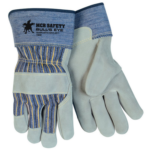 MCR Safety 1900M Bulls Eye, A side split leather, Sewn with Dupont Kevlar