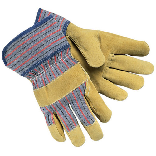 MCR Safety 1950L Memphis, Split Pigskin Palm, 2.5" Starched Safety Cuff