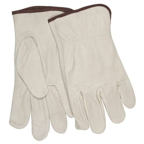 MCR Safety 32113S Driver Glove, Industry Grade Unlined Cow Leather, Keystone Thumb