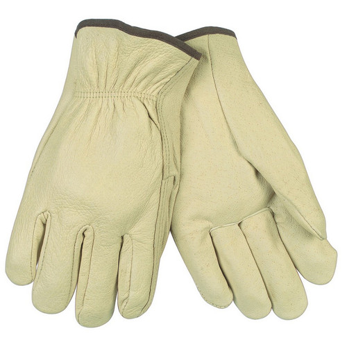 MCR Safety 3400S Drivers glove, Unlined Industry Grain Pigskin, Straight Thumb