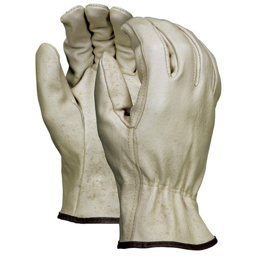 MCR Safety 3402S Drivers glove, Unlined Economy Grain Pigskin, Straight Thumb