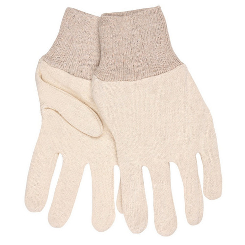 MCR Safety 8002I Natural 8 Ounce Jersey, Reversible Pattern with Knit Wrist, Ladies Sizing