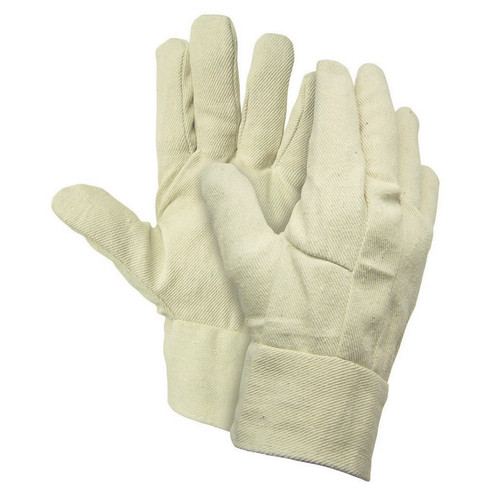 MCR Safety 8100B 8 oz. Natural Canvas, Clute Pattern, Regular Weight, 2.5" Band Top, Wing Thumb