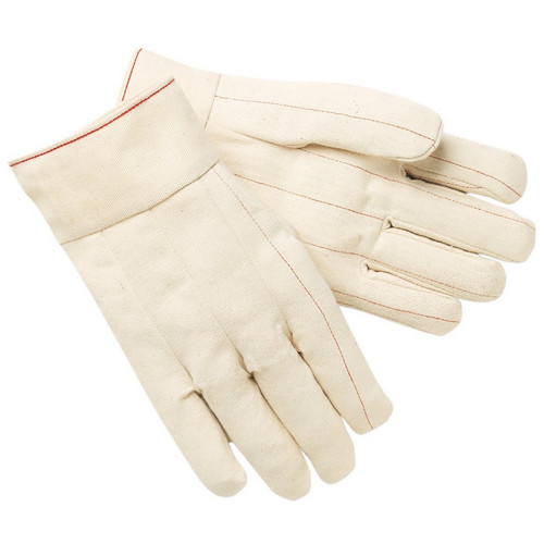 MCR Safety 9118B Double Palm Glove, Nap-Out, 2.5" Plasticized Band Top