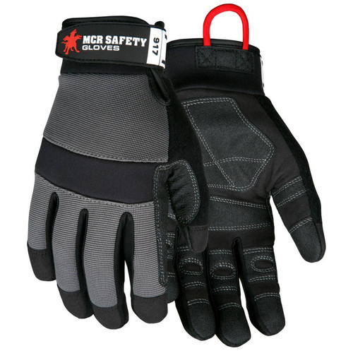 MCR Safety 917 MCR Safety Multi-Task, Synthetic leather Palm PVC Coated Glove