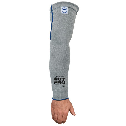 MCR Safety 9318D7 7 Gauge Dyneema Cut Resistant Sleeve, ANSI A2, 18 inch length