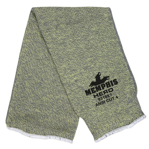 MCR Safety 9318K7 Memphis Hero, 7 Gauge Plain Kevlar/Stainless Steel/Nylon Fiber, ANSI A6 18" Cut Resistant Sleeve