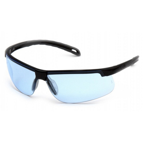 Pyramex Safety SB8660DTM Ever-Lite - Black Frame/Infinity Blue H2MAX Anti-Fog Lens Safety Glasses