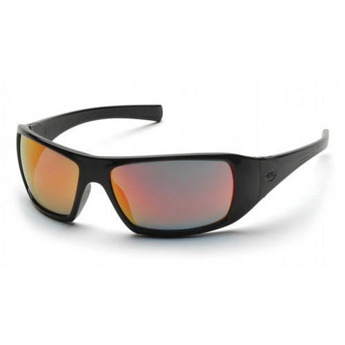 Pyramex Safety SB5645D Goliath - Black Frame/Ice Orange Lens Safety Glasses