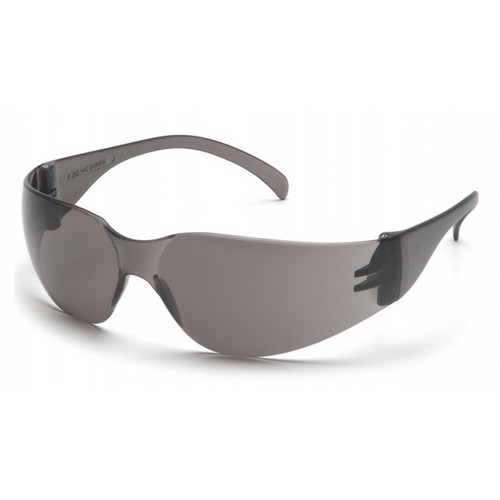 Pyramex Safety S4120ST Intruder - Gray Frame/Gray-Hardcoated Anti-fog Lens Safety Glasses