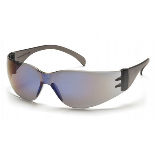 Pyramex Safety S4175S Intruder - Blue Mirror Frame/Blue Mirror-Hardcoated Lens Safety Glasses