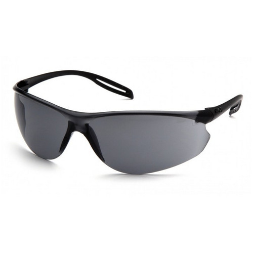 Pyramex Safety S9720ST Neshoba - Black Temples/ Gray H2X Lens Safety Glasses
