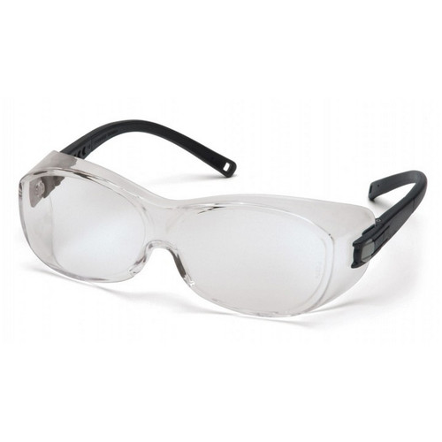 Pyramex Safety S3510STJ OTS - Black Frame/Clear Anti-Fog Lens Safety Glasses