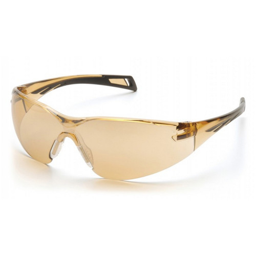 Pyramex Safety SB7138S PMXSLIM - Black Temples/Bronze Lens Safety Glasses