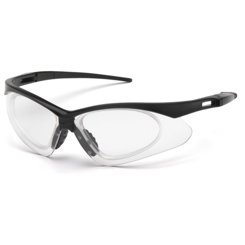 Pyramex Safety SB6310STRX PMXTREME - Black Frame/ Clear anti-fog lens with RX insert Safety Glasses