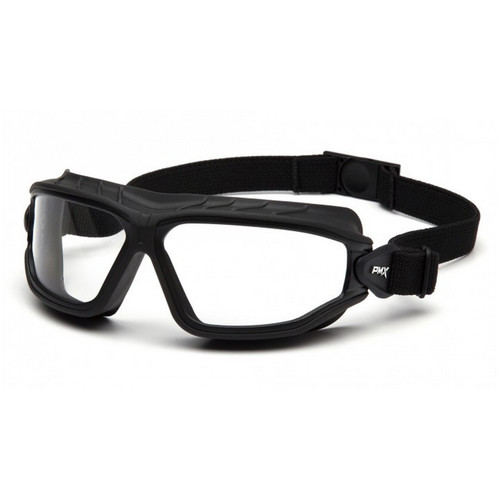 Pyramex Safety GB10010TM Torser - Black strap/clear H2MAX anti-fog lens Safety Glasses