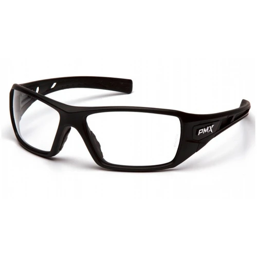 Pyramex Safety SB10410D Black Frame/Clear Lens Safety Glasses