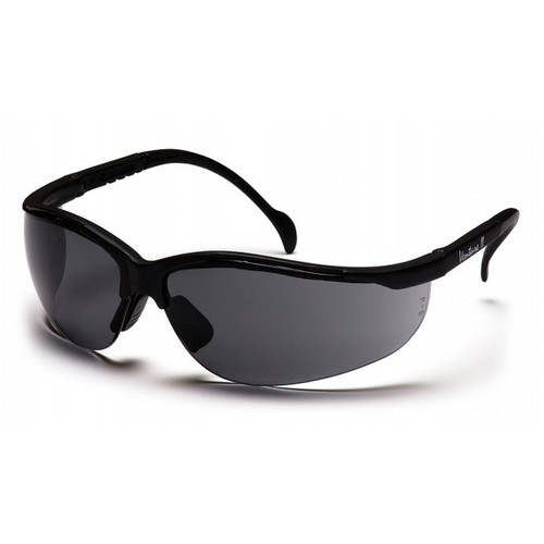 Pyramex Safety SB1820ST Venture II - Black Frame/Gray Anti-Fog Lens Safety Glasses