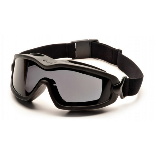 Pyramex Safety GB6420SDT V2G Plus - Black Frame/Dual Gray Anti-Fog Safety Glasses