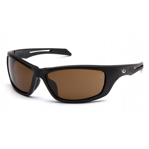 Pyramex Safety VGSB1318T Howitzer - Black frame/bronze anti-fog lens Safety Glasses