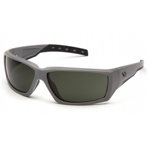 Pyramex Safety VGSUG722T Venture Gear Tactical - Overwatch - Urban Gray Frame/Smoke Green Anti-Fog Lens Safety Glasses