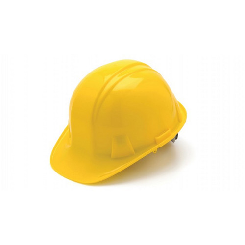 Pyramex Safety HP16130 SL Series Hard Hat - Yellow-Standard Shell 6 Pt Ratchet Suspension
