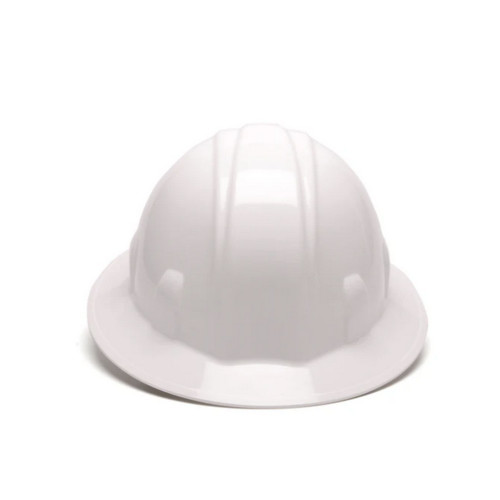 Pyramex Safety HP26110 SL Series Full Brim Hard Hat - White-Full Brim 6 Pt Ratchet Suspension