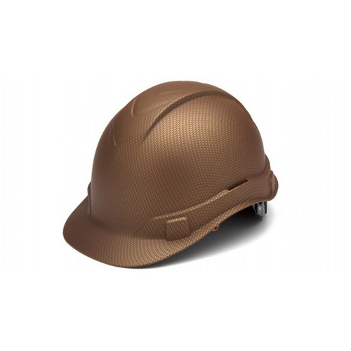Pyramex Safety HP44118 Ridgeline Hard Hat - Copper-Ridgeline Cap Style 4 Pt Ratchet Suspension