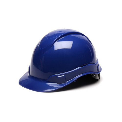 Pyramex Safety HP44160 Ridgeline Hard Hat - Blue-Ridgeline Cap Style 4 Pt Ratchet Suspension