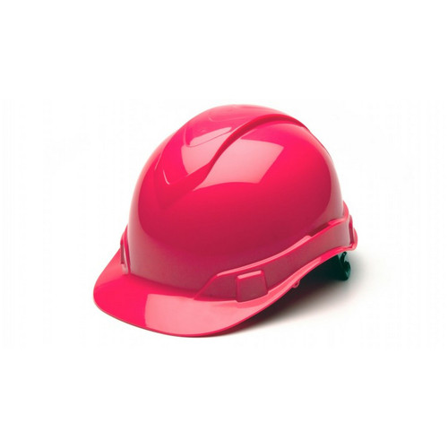 Pyramex Safety HP44170 Ridgeline Hard Hat - Hi vis Pink-Ridgeline Cap Style 4 Pt Ratchet Suspension