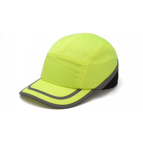 Pyramex Safety HP50031 Baseball Bump Cap - Hi-Vis Lime Baseball Bumps Cap