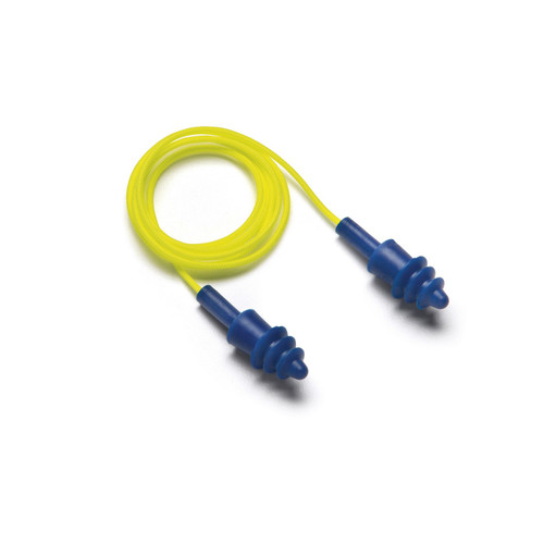 Pyramex Safety RPD2001 Earplugs - Corded Reusable metal detectable earplugs -100 pair/box