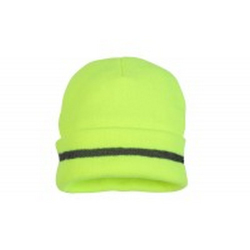 Pyramex Safety RH110 Knit Cap - Knit Cap with Reflective Strip-Yellow