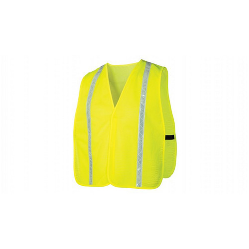 Pyramex Safety RV110 Safety Vest - Hi-Vis Lime - One Size Fits Most