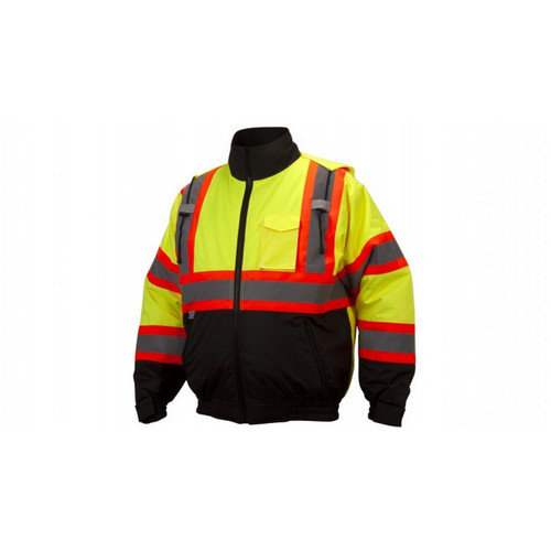 Pyramex Safety RCJ3210 Type R Class 3 Canadian Jacket Lime