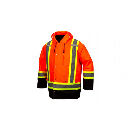 Pyramex Safety RCP3220 Canadian Parka Orange ANSI Type R Class 3