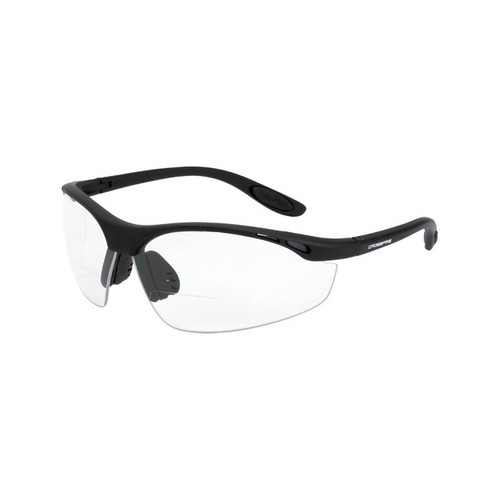 Crossfire 12425 Talon Black/Clear 2.5 Diopter