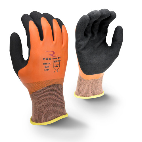 Radians RWG18 Org Latex Dip w/ Black Sandy Latex Palm