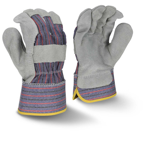 Radians RWG3200 Regular Shoulder Gray Split Cowhide Leather