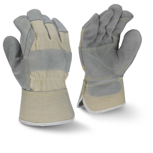 Radians RWG3400WDP Side Split Gray Cowhide Leather DBL Gunn