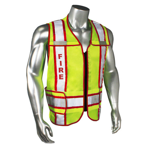 Radwear USA LHV-207-3G-FIR-J Lime Vest