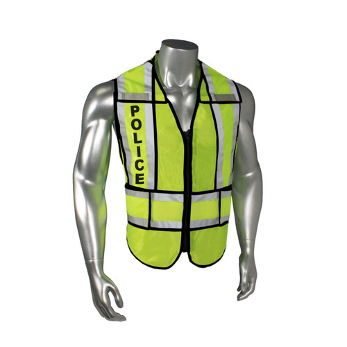 Radwear USA LHV-207-SPT-Black-POL-R Lime Vest