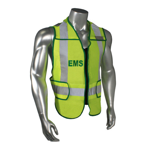 Radwear USA LHV-207DSZR-EMS-R Lime Vest