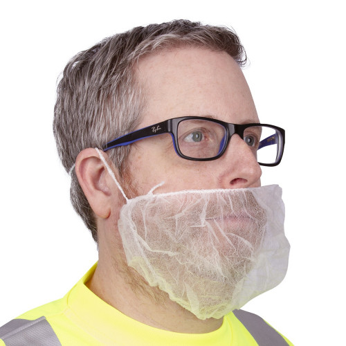 Cordova BR1/10 Beard Cover, Polypropylene 1000/Case