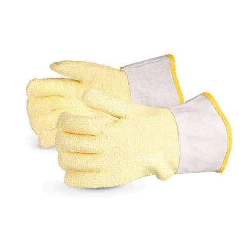 Superior Glove TK835LG2 Dragon Terry Knit Kevlar Heat Resistant Glove, Cut Resistant Glove, A5